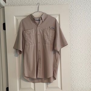 Columbia Tan Mesh Shirt